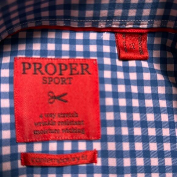 PROPER SPORT CHECK STRETCH SHIRT. - Picture 5 of 7